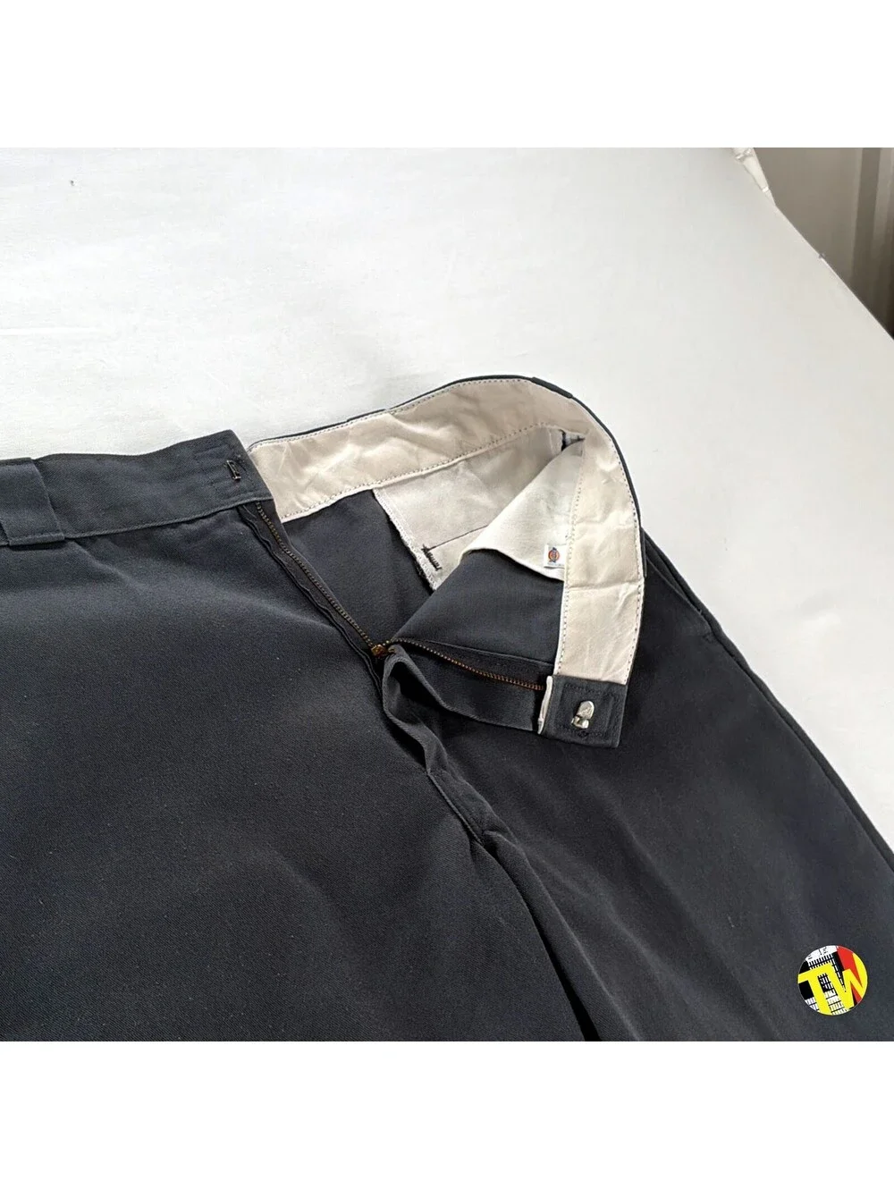 Vintage 90s Dickies Cut Off Work Shorts Faded Black Skater